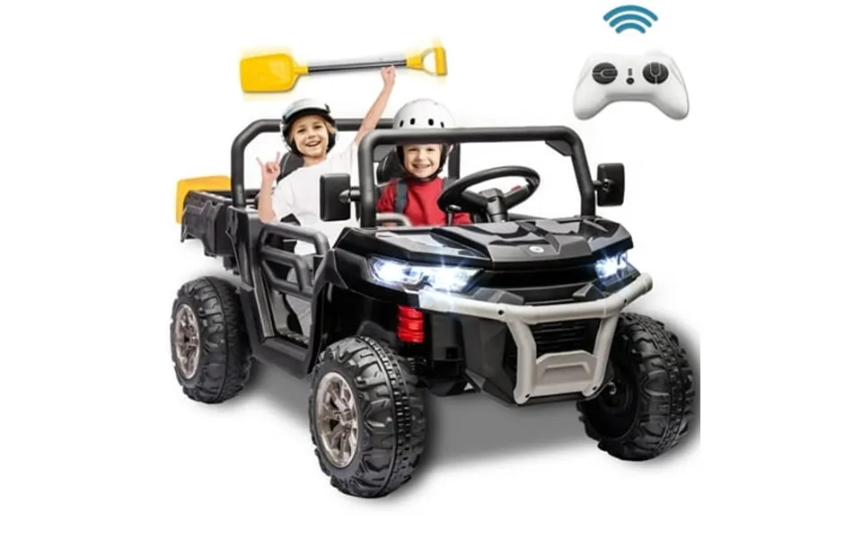 Xuanlur 24v 2 Seater Kids Ride On Car Truck Ride On Utv W 2x200w Motor 24 Volt Ride On Toys W Dump Bed Shovel Electric C