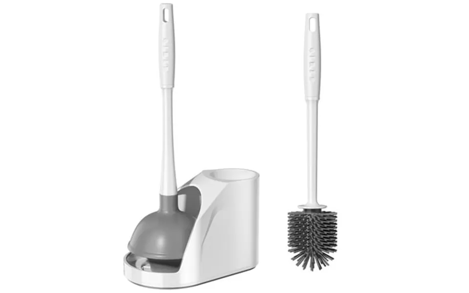 Xueyu 2-in-1 Toilet Bowl Brush Plunger Set With Extended Handle Toilet Brush Bristle Plunger Combo Bathroom Cleaning Too