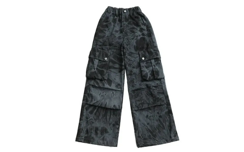Xxwxyd Children S Clothing Pants Girls Casual High Waisted Drawstring Loose Fit Pockets Kid Cargo Sweatpants Baby Clothe