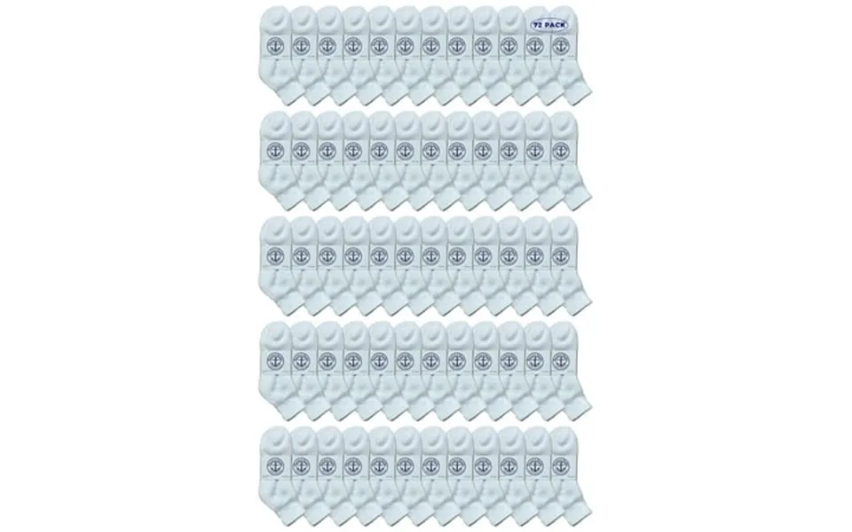 Yacht & Smith 72 Pairs Of Wholesale Bulk Womens Mid Ankle Socks Cotton Sport Athletic Socks - Size 9-11