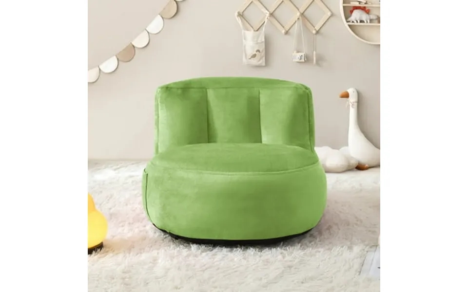 Yalmila Ultra Soft Bean Bag Chiar For Kids Teens And Adults Includes Pocket Zipper Comfy Chair 2ft Lime Green Note Small