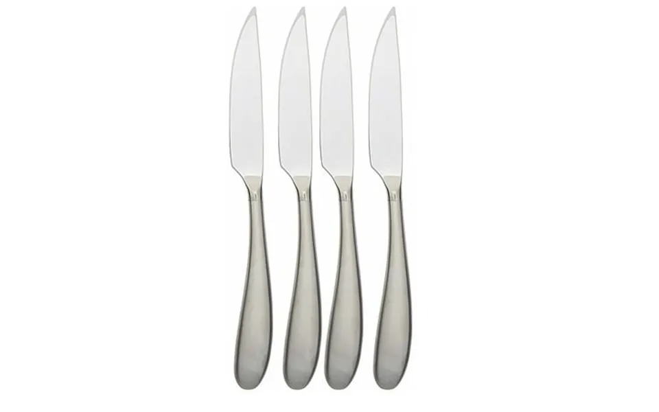 Yamazaki Aquatique Ice 4-piece Steak Knife Set 18 8 Stainless Steel