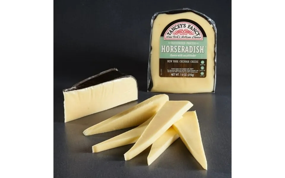 Yancey S Fancy Horseradish Cheddar Cheese 7.6 Oz 10 Pack