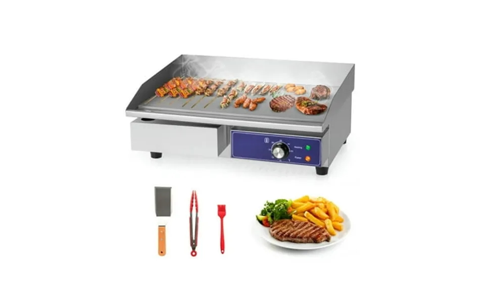 Yardi Yard 22 Inch Countertop Electric Griddle 2000w 110v Commercial Stainless Steel Grill Commercial Electric Griddle C