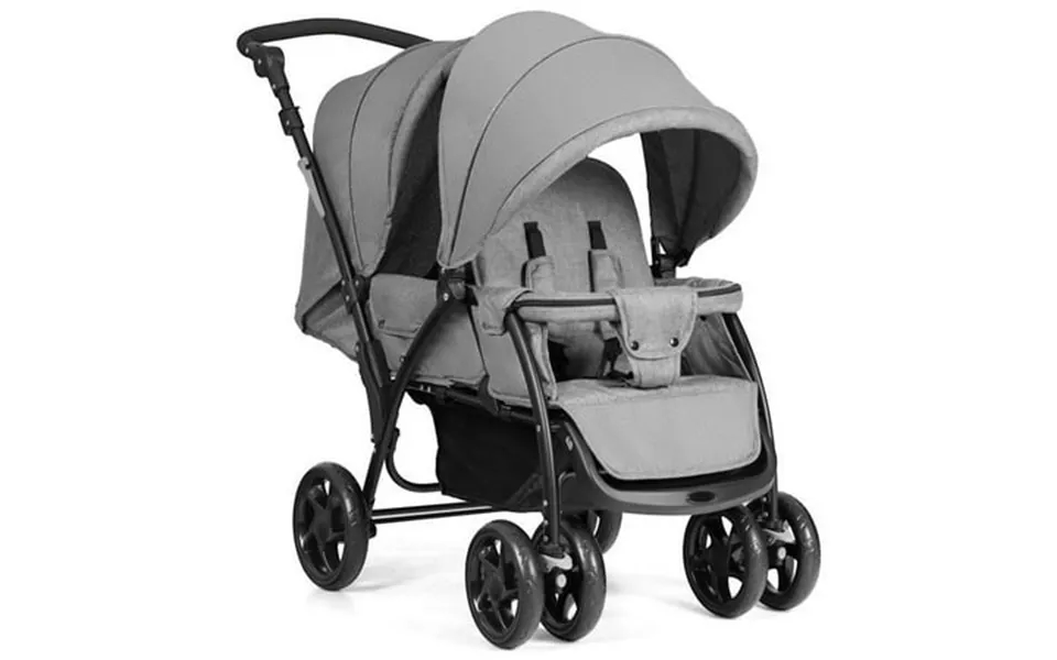 Yardi Yard Foldable Lightweight Front Back Seats Double Baby Stroller-gray Toddler Stroller For Infant & Toddler
