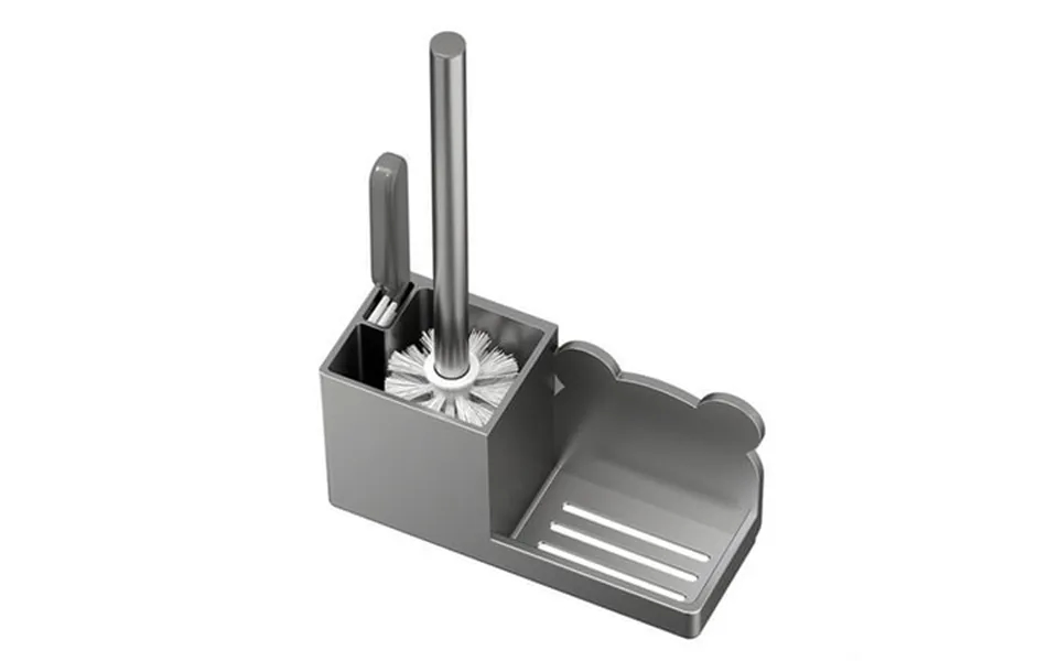 Yfind Wall Mounted Long Handled Toilet Brushs With Crevice Brush For Bathroom Cleaning