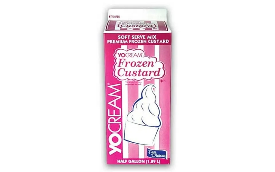 Yocream Custard Vanilla Cream Soft Serve 64 Ounce -- 6 Per Case
