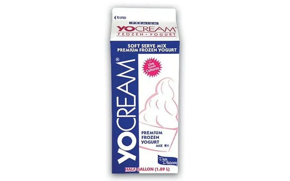 Yocream Peanut Butter Low-fat Soft Serve Yogurt Mix 4 Ounce -- 6 Per Case
