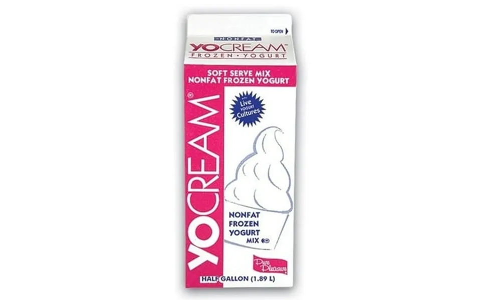 Yocream Yogurt Mix Cappuccino Nonfat Soft Serve 64 Ounce -- 6 Per Case