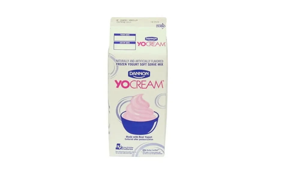 Yocream Yogurt Mix Country Vanilla Nonfat Soft Serve 64 Ounce -- 6 Per Case