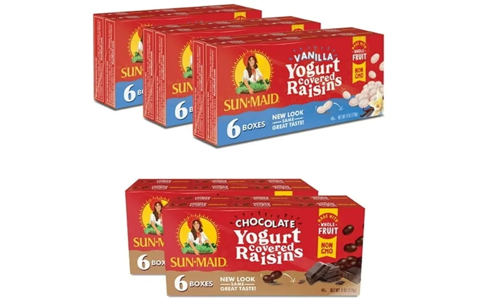 Yogurt Variety Pack Pack Of 30 Vanilla Pack Of 18 Chocolate Pack Of 12 Dried Fruit Non-gmo Healthy Lunch Box Snack