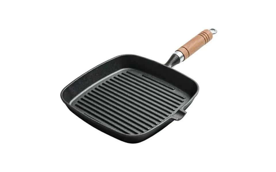 Yonrjhukm Iron Steak Striped Frying Pan Coated Non-stick Household 24cm Pan For Frying Steak Pan