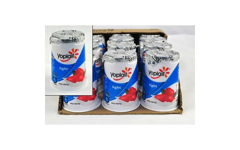 Yoplait Light Very Cherry Yogurt 6 Ounce -- 12 Per Case.