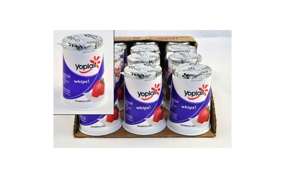 Yoplait Whips Strawberry Mist Yogurt 4 Ounce -- 12 Per Case.