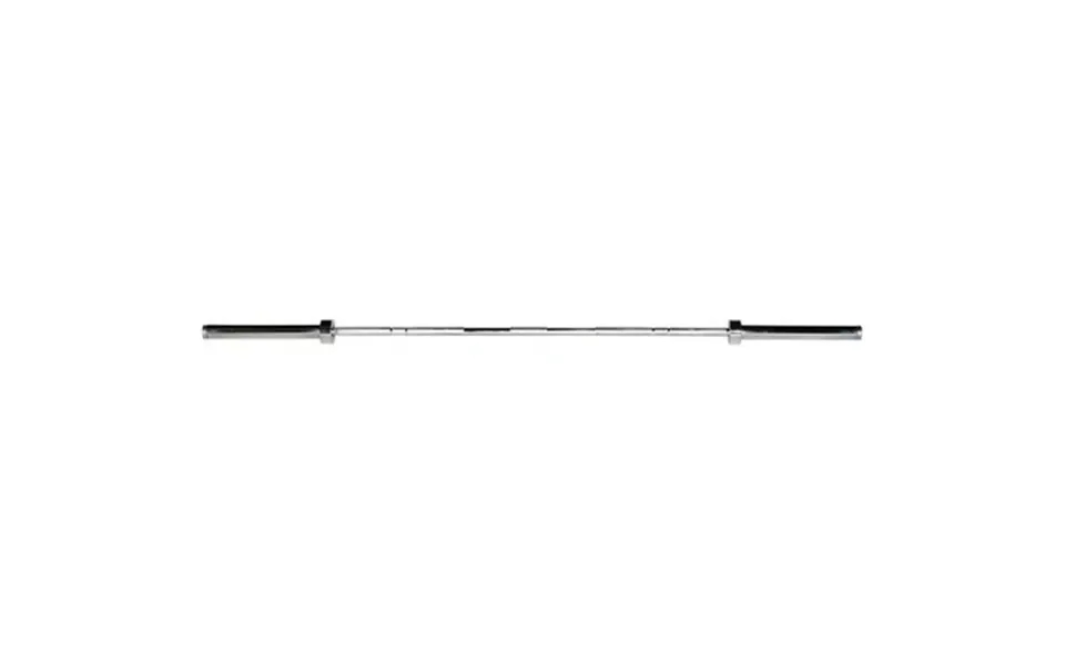 York Barbell 32002 2200 Mm Satin Chrome Mens Olympic Training Bar - 20 Kg