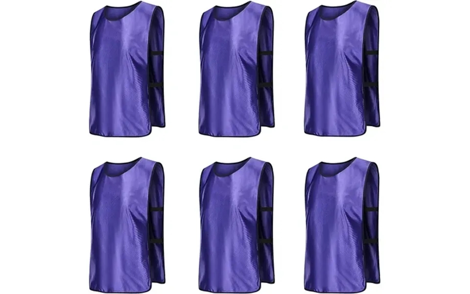 Youi-gifts 6 Pack Scrimmage Vests Sport Pinnies Soccer Bibs For Kid And Adult