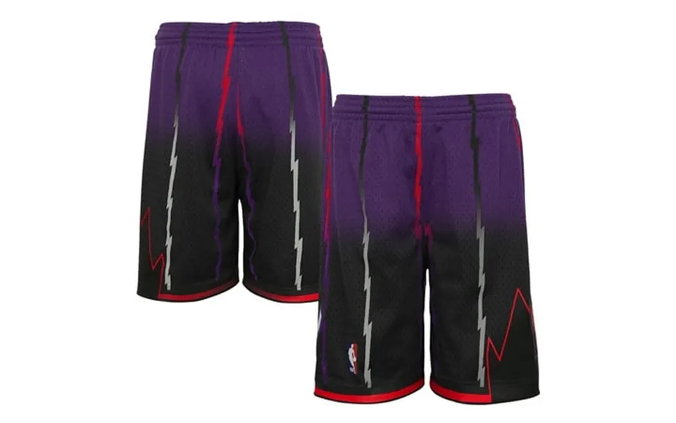 Youth Mitchell & Ness Purple Black Toronto Raptors 1998 99 Hardwood Classics Fadeaway Reload 3