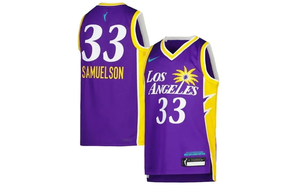Youth Nike Katie Lou Samuelson Purple Los Angeles Sparks 2021 Explorer Edition Victory Player Jersey