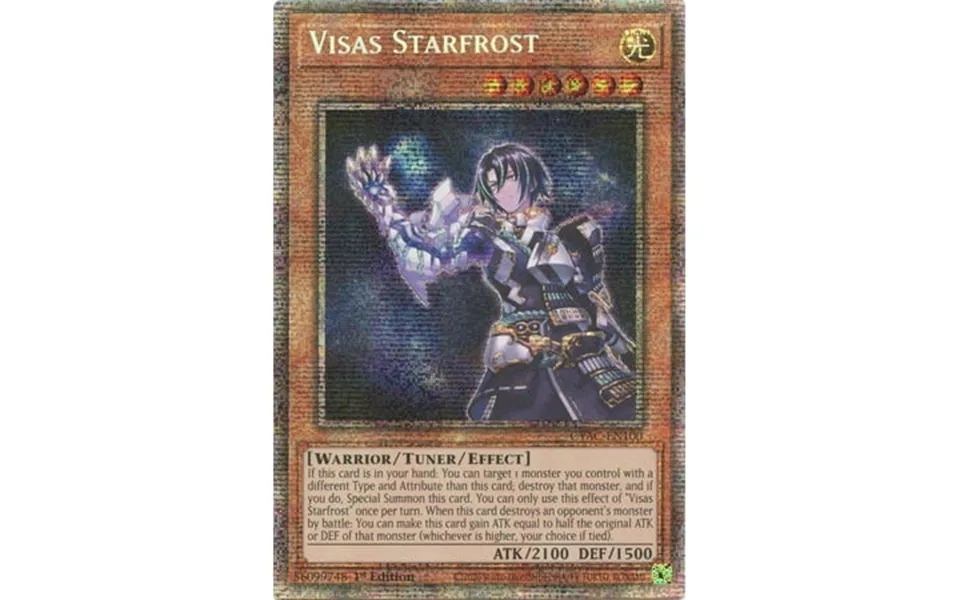 Yugioh Cyberstorm Access Starlight Rare Visas Starfrost Cyac-en100
