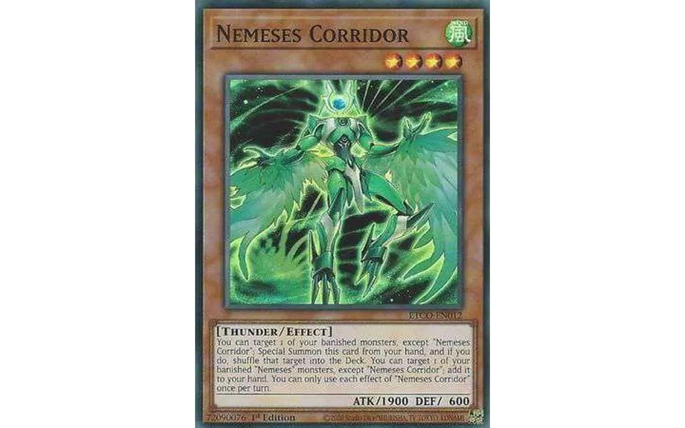 Yugioh Eternity Code Super Rare Nemeses Corridor Etco-en012