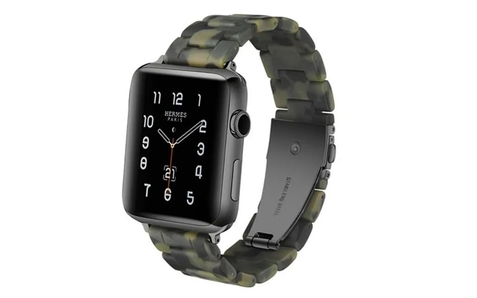 Yuiyuka Resin Lightweight Replacement Band For Apple Watch Band 40mm 44mm 38mm 42mm 41mm 45mm Series Se 7 6 5 4 3 2 1 Iw