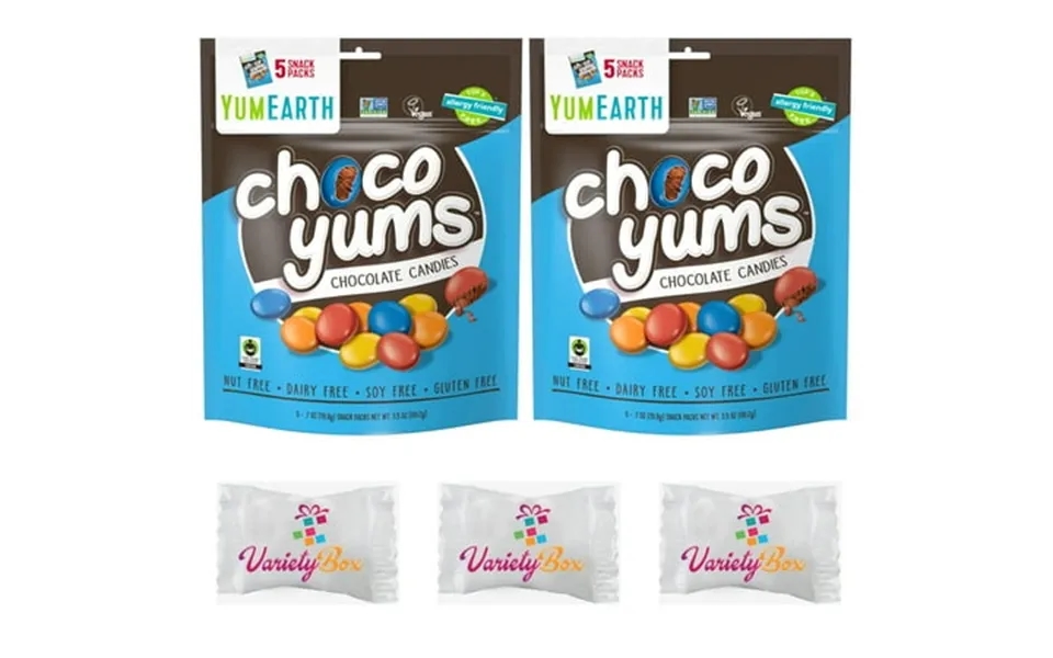 Yumearth Choco Yums 5-0.7 Ounce Snack Packs Allergy Friendly Gluten Free Non-gmo Vegan No Artificial Flavors Or Dyes Pac