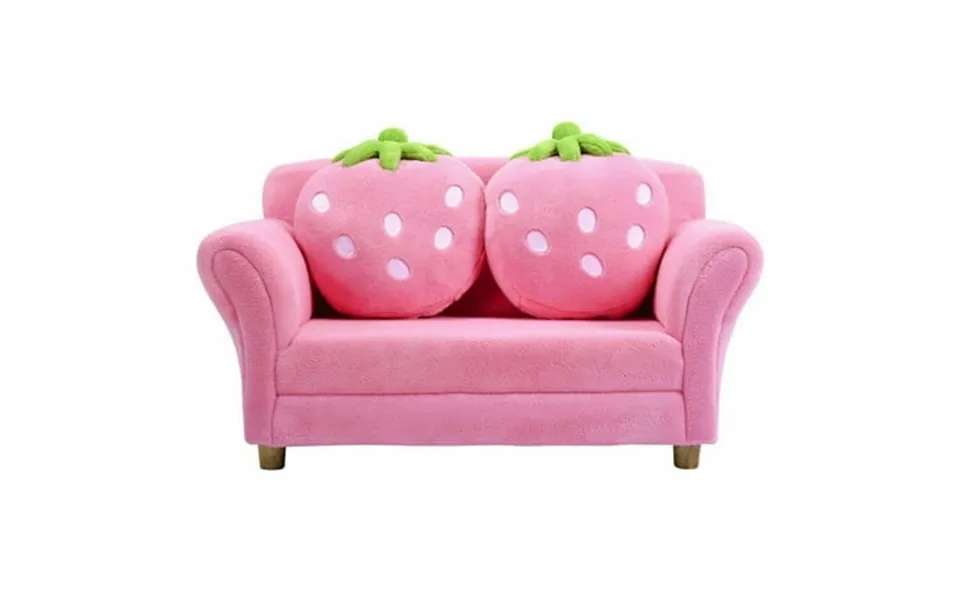 Yyao Childrens Sofa Children Sofa Lazy Sofa Bl Pi Kids Strawberry Armrest Chair Sofa-pink
