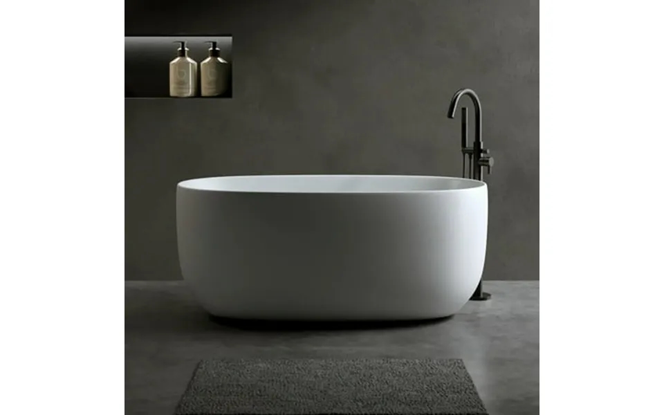 Yyao Soaking Tub Shower Bathtub 47 Modern Designed Independent Bathtub With Pop-up Drainage And Overflow Pipes