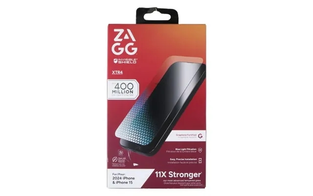 Zagg Invisible Shield Glass Xtr4 Screen Protector For Apple Iphone 16 15 product image