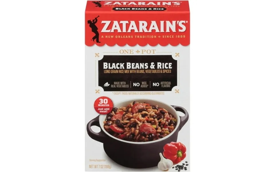 Zatarain S Black Beans & Rice Rice Dinner Mix 7 Oz Pack Of 2