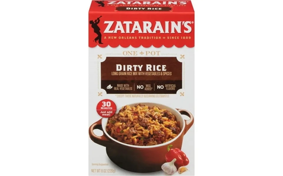 Zatarain S Dirty Rice Mix 8 Oz Pack Of 3
