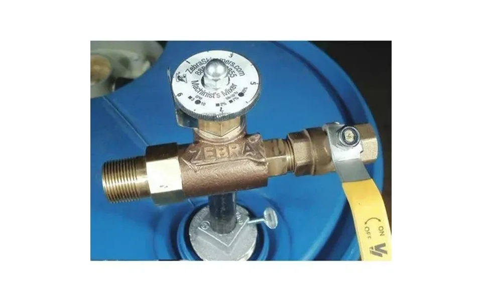 Zebra Skimmers Adjustable Coolant Mixer Cast Brass 2 In Mix03725