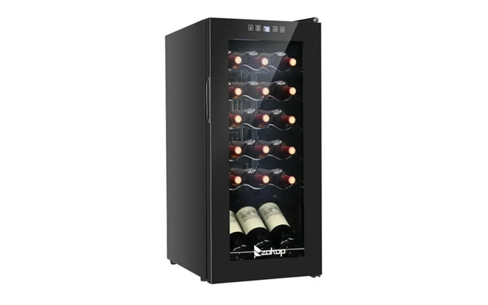 Zimtown 1.8cu.ft 18bottle Compressor Wine Cooler Refrigerator Freestanding Compact Mini Wine Fridge