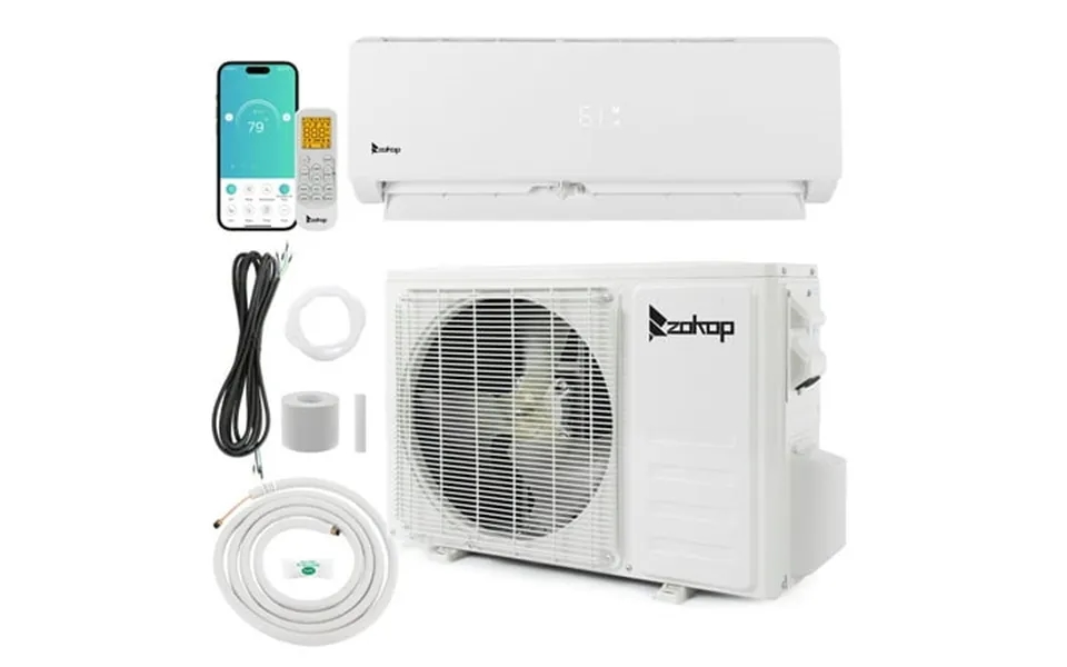 Zimtown 9000 Btu Wifi Enabled 19 Seer Split Air Conditioner & Heater