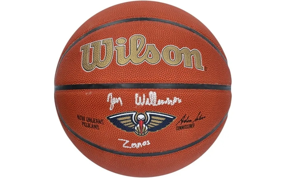 Zion Williamson New Orleans Pelicans Autographed Wilson Team Logo Basketball With Zanos Inscription - Fanatics Authentic