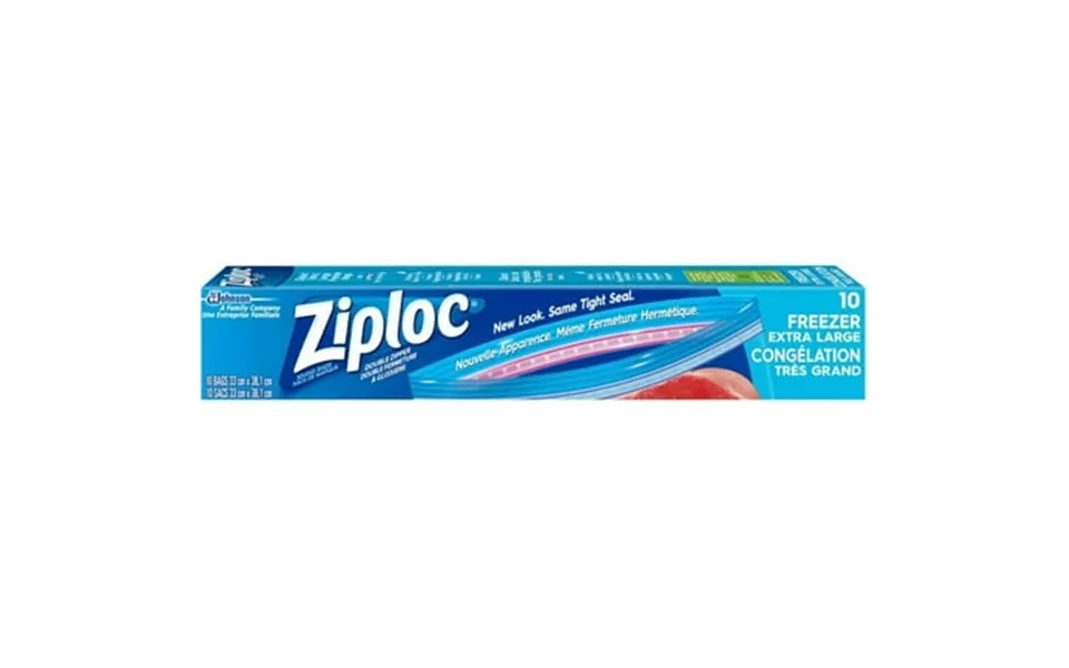 Ziploc Freezer Bags With Double Zipper Seal - Extra Large