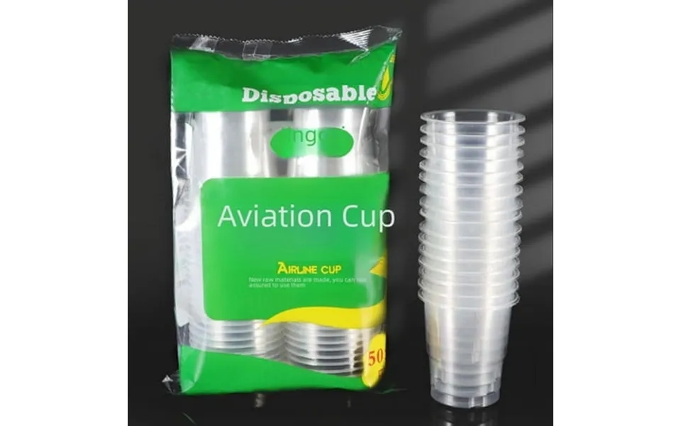 Zkysteio Disposable Plastic Cups Thickened Plastic Cups Tea Cups Home Aviation Cup Rectangular