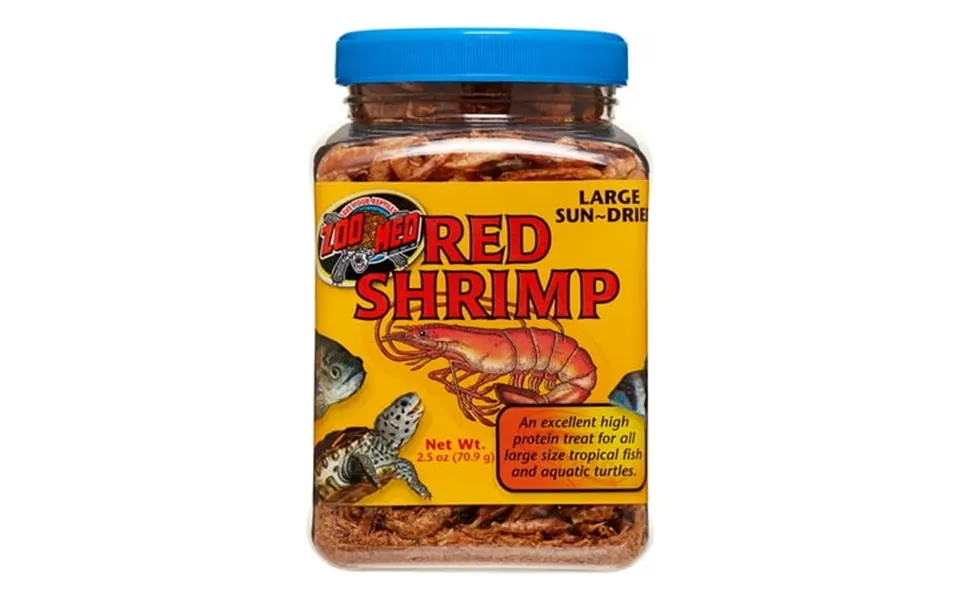 Zoo Med Large Sun-dried Red Shrimp Pellets Tropical Fish Food 2