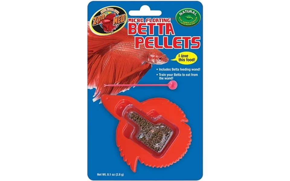Zoo Med Micro Floating Betta Pellet Fish Food 0.15 Oz