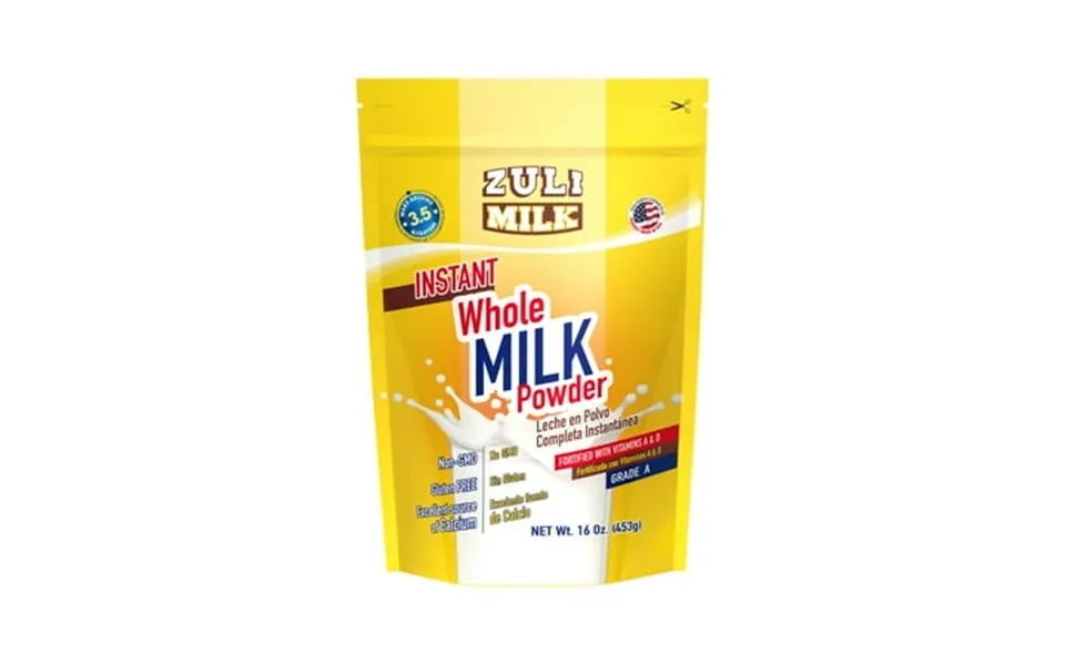 Zuli Milk Instant Milk Powder 16 Oz Non-gmo Gluten-free - Excellent Source Of Calcium