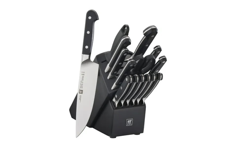 Zwilling Pro 16-pc Knife Block Set - Black