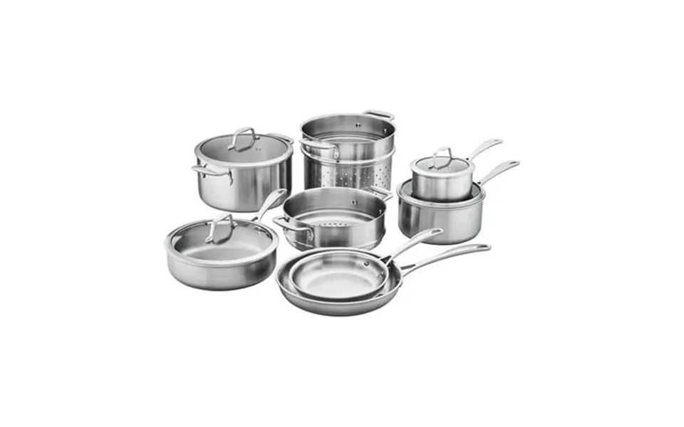Zwilling Spirit 3-ply 12-pc Stainless Steel Cookware Set