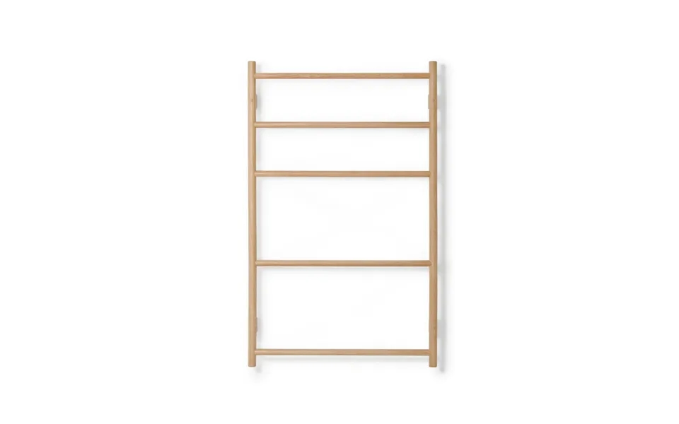 5-bar Oak Wall Mounted Towel Rail Wireworks Wallbar