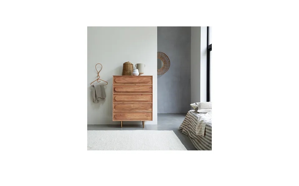 Acacia Chest Of Drawers Tikamoon Olga