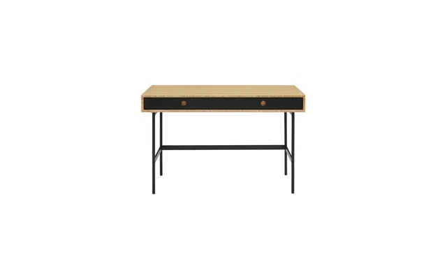Black 2-drawer Writing Desk Greenington Santa Cruz product image