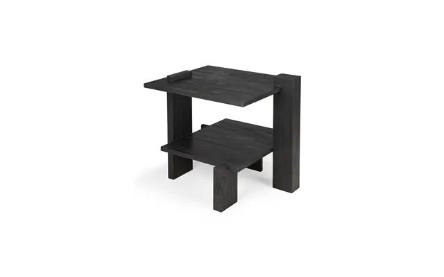 Black Teak Architectural Side Table Ethnicraft Abstract product image
