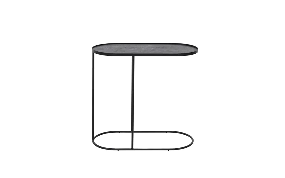 Black Tray Side Table Ethnicraft Oblong