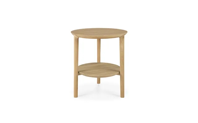 Circular Tiered Oak Side Table Ethnicraft Bok product image