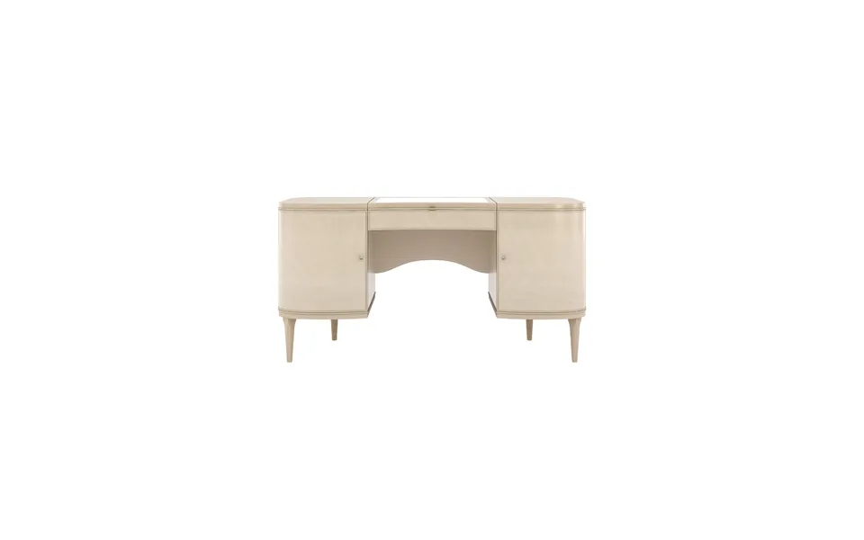 Cream Modern Vanity Table Caracole Fancy Me