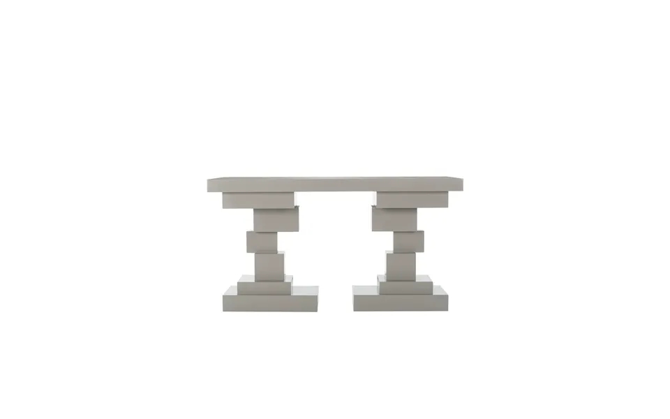 Gray Cubist Console Table Andrew Martin Morgan